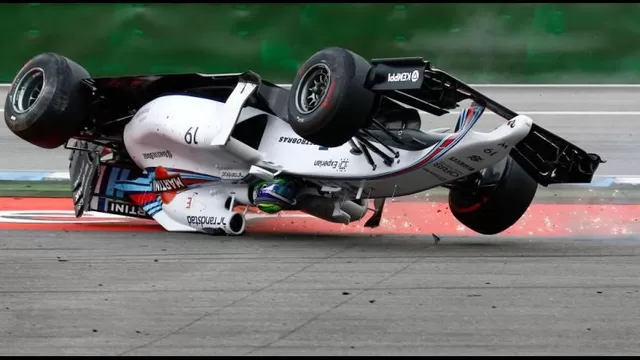 Mira el terrible accidente de Felipe Massa en el GP de Alemania-foto-1