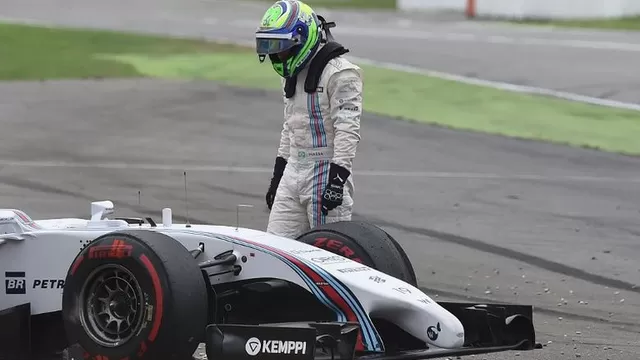 Mira el terrible accidente de Felipe Massa en el GP de Alemania-foto-2