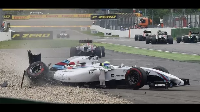 Mira el terrible accidente de Felipe Massa en el GP de Alemania-foto-3