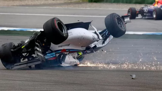 Mira el terrible accidente de Felipe Massa en el GP de Alemania-foto-4