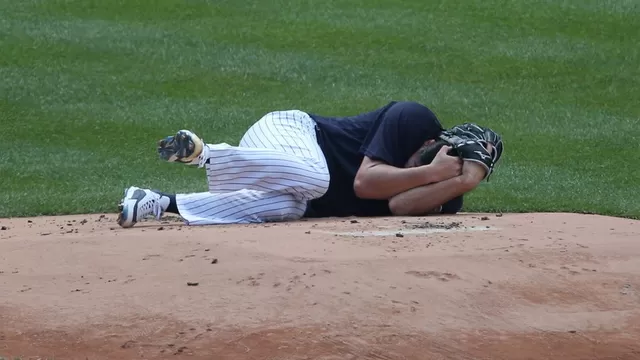 MLB: Masahiro Tanaka recibió brutal pelotazo en entrenamiento de los Yankees