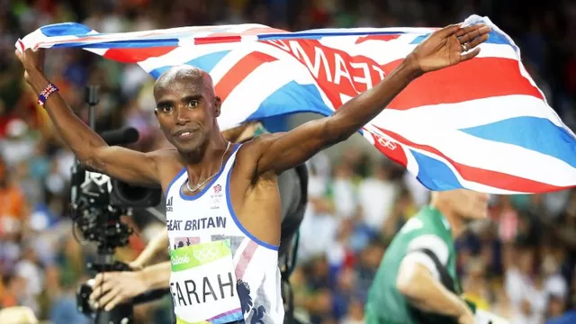 Mo Farah: de caerse, a ganar el oro en los 10.000 metros en Río 2016