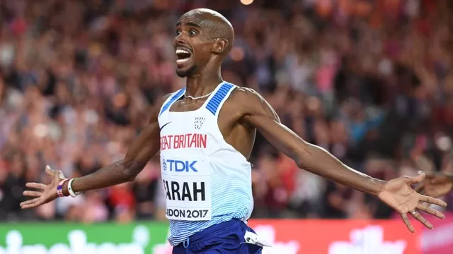Mo Farah conquistó Londres en despedida y revalidó título de 10 mil metros