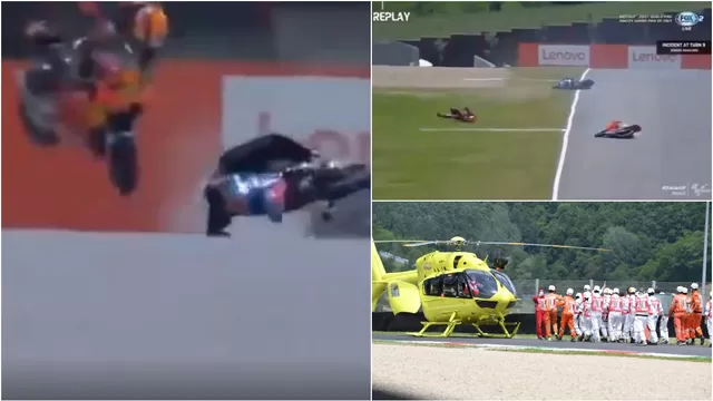 Moto3: Piloto suizo Jason Dupasquier en &quot;estado grave&quot; tras terrible accidente en Italia