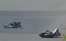 MotoGP: Aleix Espargaró sufrió una brutal caída en el circuito de Silverstone - Noticias de lucas torreira