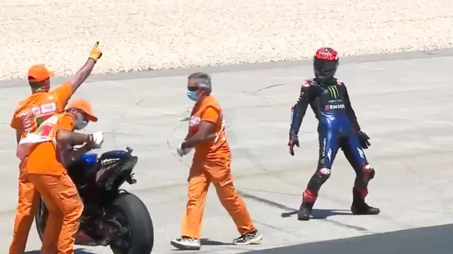 Aquí revive el festejo de Quartararo | Video: MotoGP.