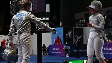 Mundial de Esgrima: Ucraniana fue descalificada por no dar la mano a rival rusa
