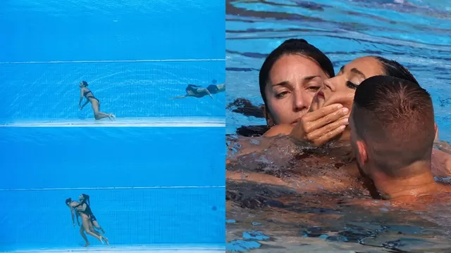 Susto en el Mundial de Natación: Rescatan a estadounidense tras desmayarse en el agua