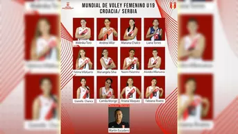 Mundial de Vóley Sub-19: Estas son las convocadas de Perú