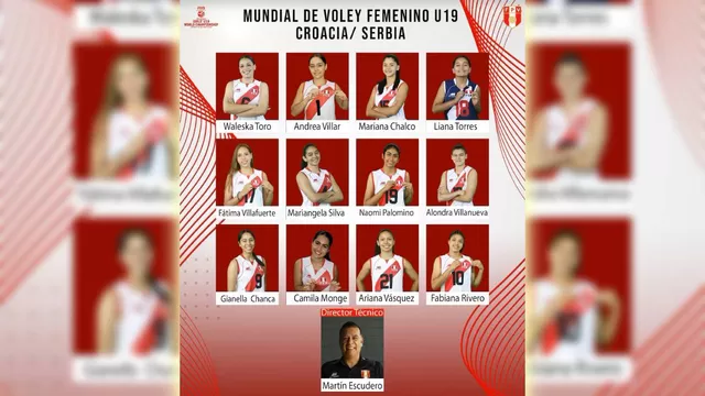 Perú tiene a sus 12 representantes para el torneo que se jugará desde el 2 de julio en Croacia y Serbia. | AD