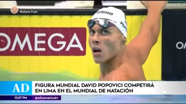Nadador con récord mundial llegó al Perú para participar en competencia