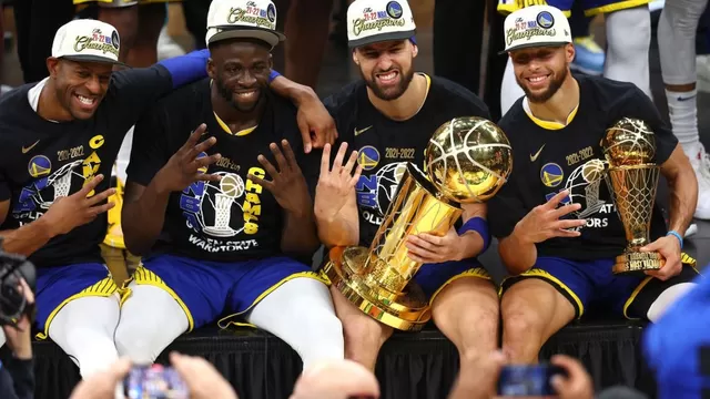 Cuarto título en ocho años para los Warriors. | Foto: @NBAspain/Video: @warriors