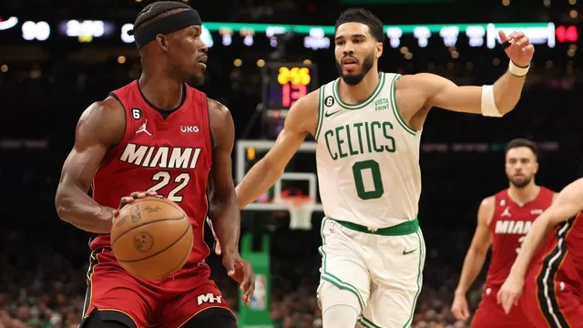 Miami Heat vs. Boston Celtics. | Foto: AFP/Video: NBA