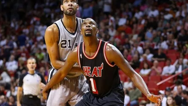 NBA: Heat y Spurs se enfrentan esta noche por la primera final
