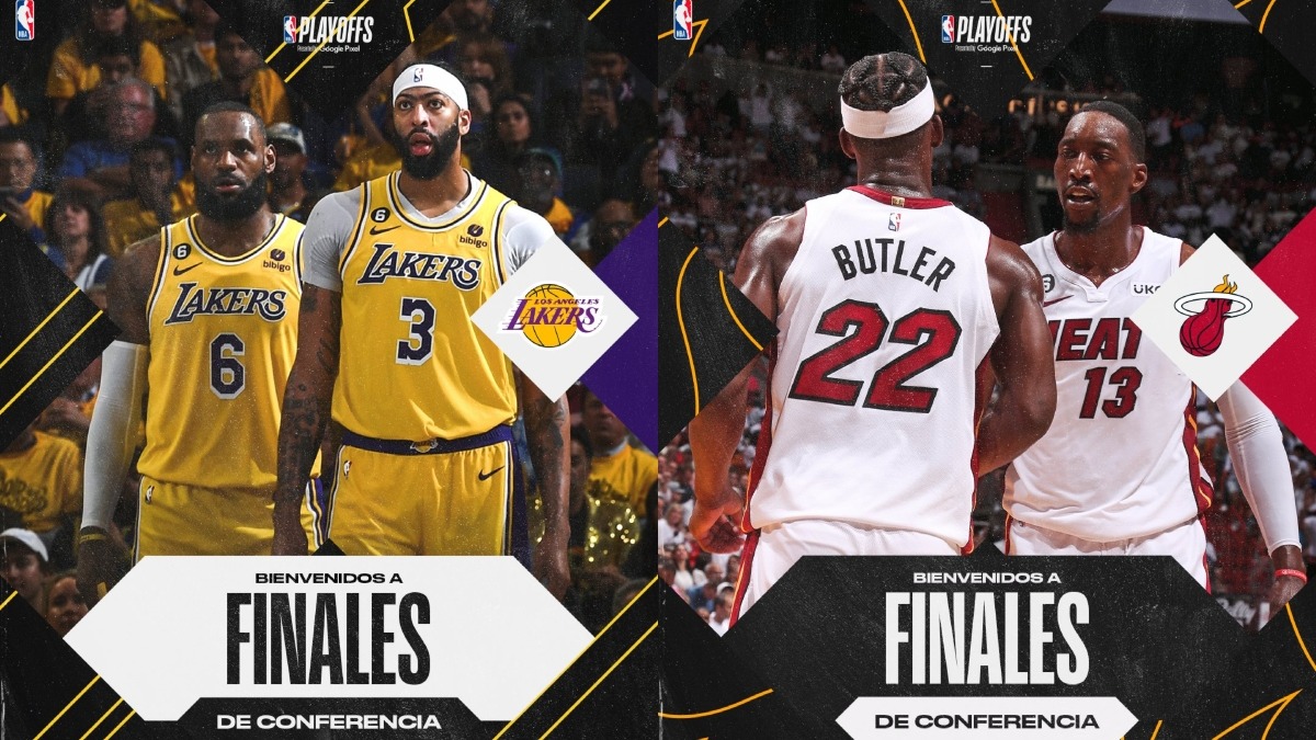NBA: Lakers y Heat clasificaron a finales de conferencia