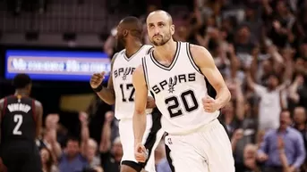 NBA: 'Manu' Ginóbili renovó con los Spurs para decimosexta temporada