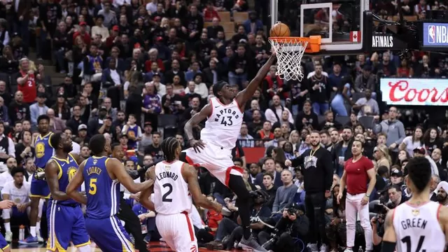 Toronto Raptors ganó 118 a 109 en el Scotiabank Arena. Foto: AFP