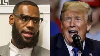 NBA: Trump criticó protesta contra el racismo y LeBron James le respondió