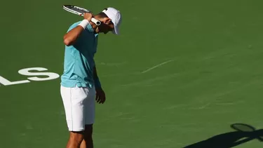 La decepción de 'Nole' (Foto: AFP). La decepción de 'Nole' (Foto: AFP).