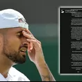 Nick Kyrgios fue suspendido por dar positivo a un metabolito de cocaína tras el ATP 250 de Mallorca