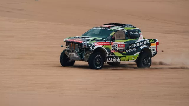 Nicolás Fuchs remontó posiciones en la novena etapa del Dakar 2019 