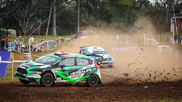 Fuchs reapareció en el Campeonato Argentino de Rallycross. | Foto: Itea