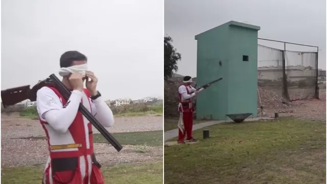 Nicolás Pacheco: tirador peruano superó reto con los ojos vendados