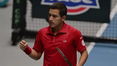 Gonzalo Bueno cayó ante el alemán Yannick Hanfmann en el primer duelo de los Qualifiers en la Copa Davis Gonzalo Bueno cayó ante el alemán Yannick Hanfmann en el primer duelo de los Qualifiers en la Copa Davis