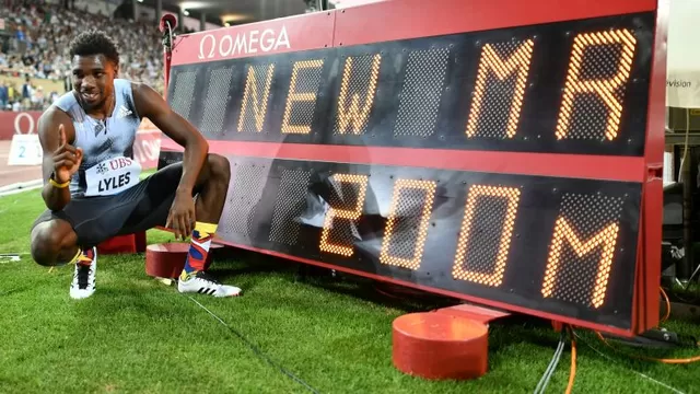 Noah Lyles le arrebató a Usain Bolt el récord de París de los 200 metros