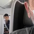 Novak Djokovic fue captado sin mascarilla en vuelo de regreso a Serbia