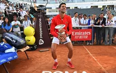 Novak Djokovic se consagró campeón del Masters 1000 de Roma por sexta vez - Noticias de roma