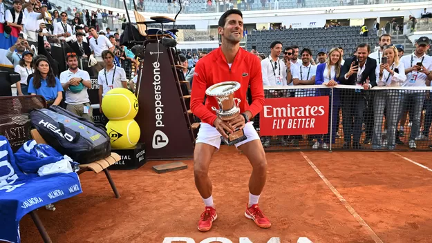 Novak Djokovic se consagró campeón del Masters 1000 de Roma por sexta vez
