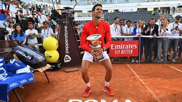 Djokovic volvió a celebrar un importante título en su carrera. | Foto: AFP