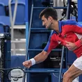 Novak Djokovic se quedó sin medalla en Tokio 2020 y destrozó su raqueta