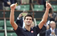 Novak Djokovic venció a Milos Raonic y avanzó a semis de Roland Garros - Noticias de milos-raonic