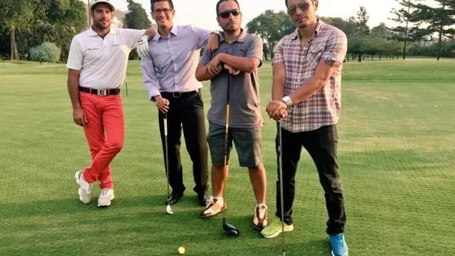 Osores, Solari y Vicentelo afrontaron divertido reto para aprender golf