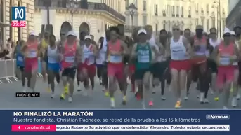 Pacheco no culminó maratón: Los motivos de su retiro en París 2024