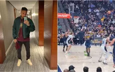 Paolo Guerrero disfrutó de partido de la NBA entre Denver Nuggets y Orlando Magic - Noticias de paolo guerrero