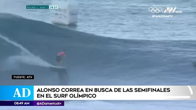 París 2024: Alonso Correa buscará las semifinales de surf esta tarde. | Foto y Video: AD