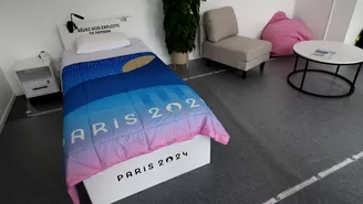 París 2024: ¿Cómo son las camas en la Villa Olímpica? | Foto: AFP