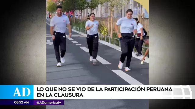 París 2024: Lo que no se vio del Team Perú en la ceremonia de Clausura. | Foto y video: AD