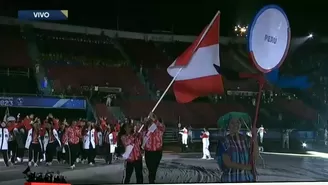 Perú desfiló en la inauguración de los Juegos Panamericanos Santiago 2023