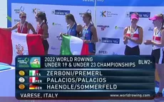 Perú subcampeón mundial de Remo sub-23 con las hermanas Valeria y Alessia Palacios - Noticias de gregorio pérez