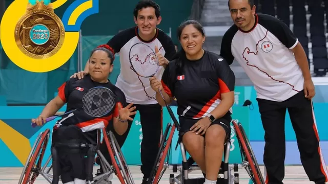Perú sumó su tercer oro en los Parapanamericanos 2023 gracias al Para bádminton