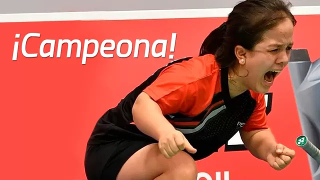 Peruana Giuliana Poveda ganó la medalla de oro en evento de parabádminton en España