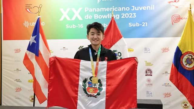 Peruano Adrián Tokashiki se consagró campeón panamericano de bowling sub-16