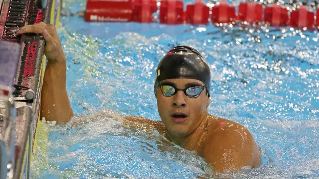Peruano Diego Balbi quedó octavo en 100 metros mariposa