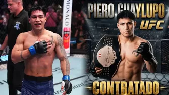 El peleador peruano logró una victoria por decisión unánime y logró el contrato con Dana White en la UFC. | X de UFC en Español - IG de Piero Guaylupo