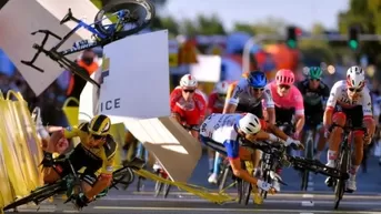 Polonia: Ciclista Fabio Jakobsen sufrió un traumatismo craneal tras terrible caída cerca de la meta