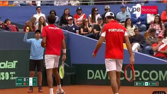 Portugal descontó 2-1 en la serie de Copa Davis tras ganar dobles